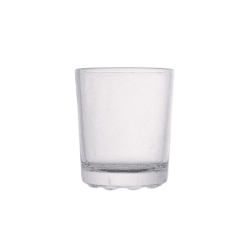 110 ml tall clear candle glass jar with thick base
