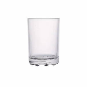 175 ml tall clear candle glass jar with thick base