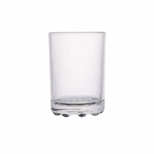 175 ml tall clear candle glass jar with thick base