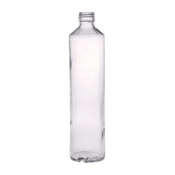 Blue Pine tall flint glass bottle with square neck, available in 300ml,500ml and 1L