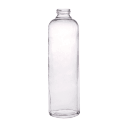 500ml Deco Pride flint glass bottle with round shoulder and cylindrical body