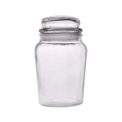 700ml flint Yankee candle glass jar with dome glass lid