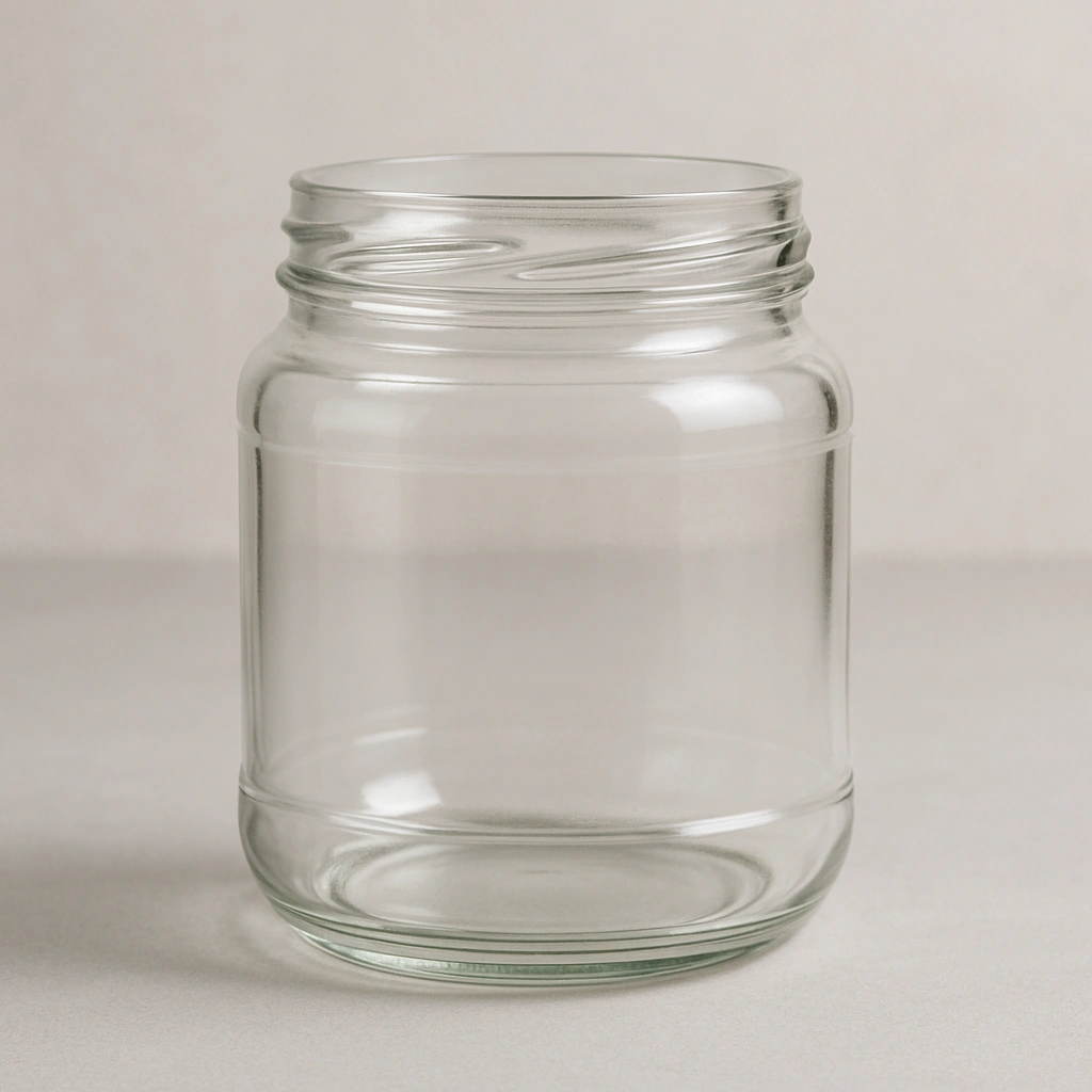 Glass packaging jars for food, skincare, and spices